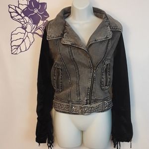 Ruby Starling Nasty Girl demin moto jacket 0013